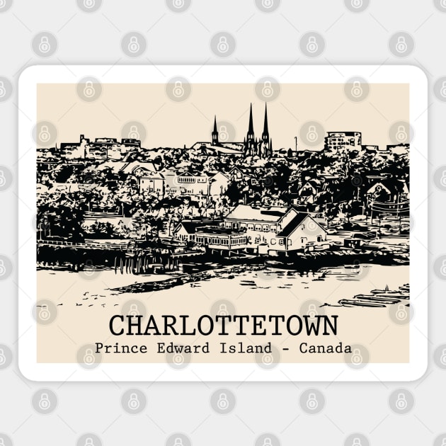 Charlottetown - Prince Edward Island Magnet by Lakeric